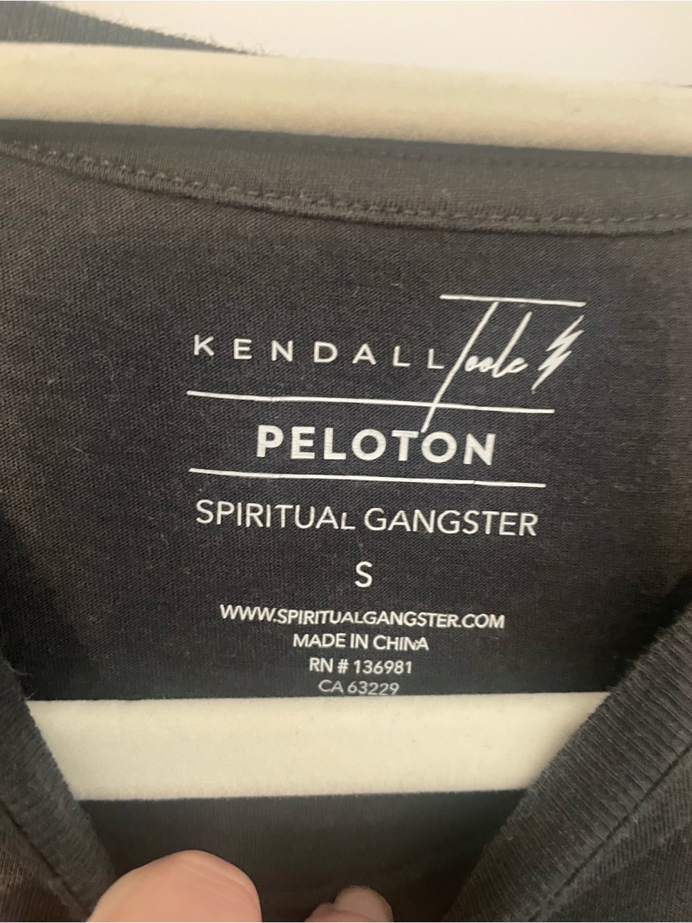 Spiritual Gangster x Kendall Toole Never Knocked Out Gray Muscle Tank Sz S - Picture 3 of 8